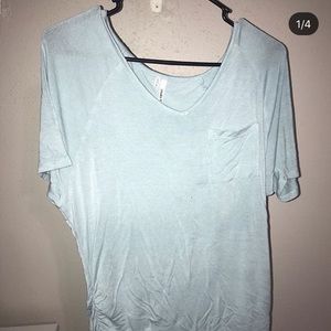 Blue fancier tee shirt